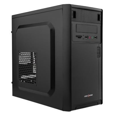 Корпус Logicpower 6103-400w 8см, 2хUSB2.0, Black (LP6589)