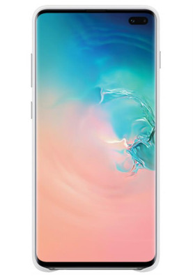 Чохол-накладка Samsung Leather Cover для Samsung Galaxy S10+ SM-G975 White (EF-VG975LWEGRU)