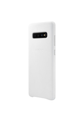 Чохол-накладка Samsung Leather Cover для Samsung Galaxy S10+ SM-G975 White (EF-VG975LWEGRU)