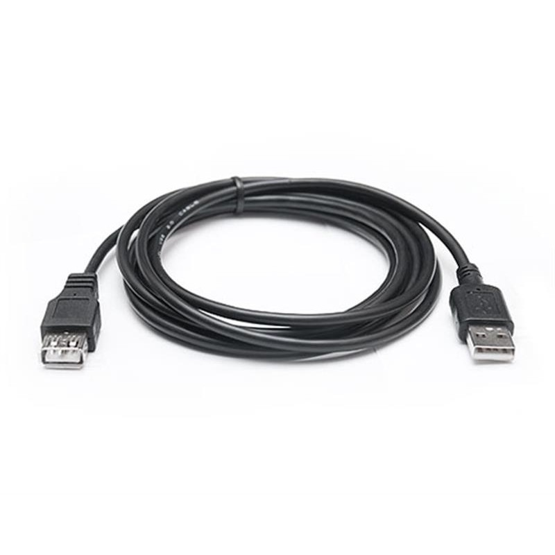 Кабель REAL-EL Pro USB - USB V 2.0 (M/F), 3 м, чорний (EL123500029)