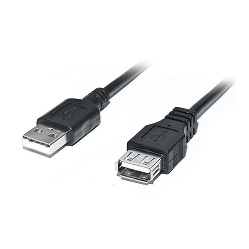 Кабель REAL-EL Pro USB - USB V 2.0 (M/F), 3 м, чорний (EL123500029)