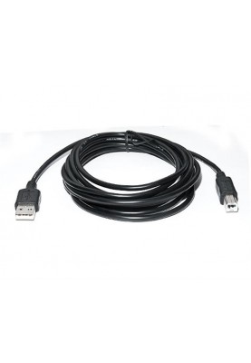 Кабель REAL-EL Pro USB - USB Type-B V 2.0 (M/M), 2 м, чорний (EL123500026)