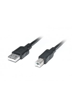 Кабель REAL-EL Pro USB - USB Type-B V 2.0 (M/M), 2 м, чорний (EL123500026)