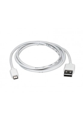 Кабель REAL-EL Pro USB - micro USB V 2.0 (M/M), 1.0 м, білий (EL123500024)