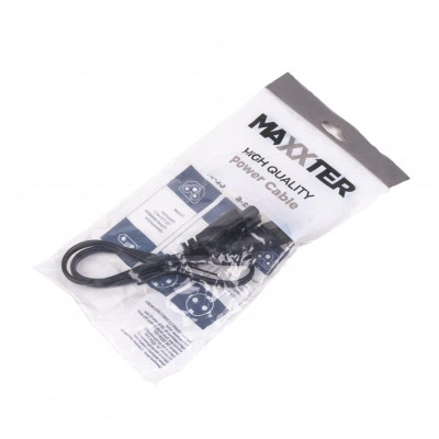 Кабель живлення Maxxter (CL-14-3) CEE 7/16 - C5, 0.9м Кабель живлення Maxxter (CL-14-3) CEE 7/16 - C5, 0.9м