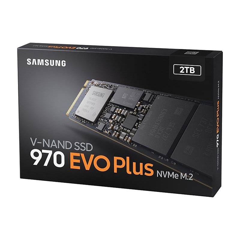 Накопичувач SSD 2 ТB Samsung 970 EVO Plus M.2 2280 PCIe 3.0 x4 V-NAND MLC (MZ-V7S2T0BW)