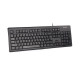 Клавiатура A4tech KRS-83 Ukr Black PS/2