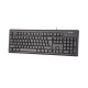 Клавiатура A4tech KRS-83 Ukr Black PS/2