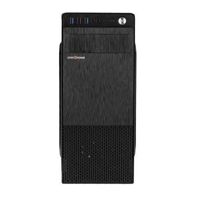 Корпус Logicpower 2009-400W 8см, 1xUSB2.0, 2xUSB3.0, Black