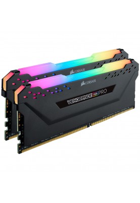 Модуль пам`ятi DDR4 2x8GB/3600 Corsair Vengeance RGB Pro Black (CMW16GX4M2D3600C18)