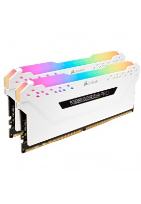 Модуль пам`ятi DDR4 2x8GB/3200 Corsair Vengeance RGB Pro White (CMW16GX4M2C3200C16W)