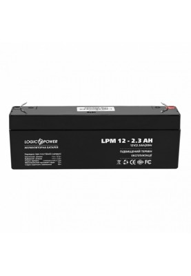 Акумуляторна батарея LogicPower LPM 12V 2.3AH (LPM 12 - 2.3 AH) AGM