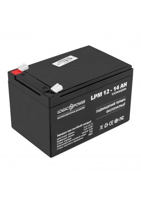 Акумуляторна батарея LogicPower LPM 12V 14AH (LPM 12 - 14 AH) AGM