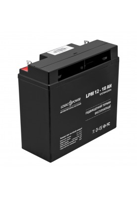 Акумуляторна батарея LogicPower LPM 12V 18AH (LPM 12 - 18 AH) AGM