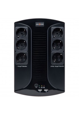 Джерело безперебійного живлення LogicPower 850VA-6PS