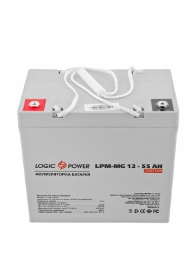 Акумуляторна батарея LogicPower 12V 55AH (LPM-MG 12 - 55 AH) AGM мультигель