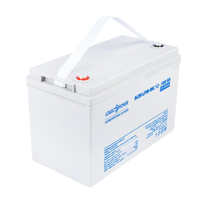 Акумуляторна батарея LogicPower 12V 100AH (LPM-MG 12 - 100 AH) AGM мультигель