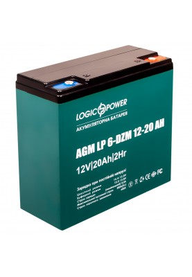 Акумуляторна батарея LogicPower LP 12V 20AH (6-DZM-12-20) AGM