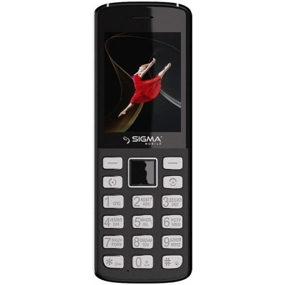 Мобiльний телефон Sigma mobile X-style 24 Onyx Dual Sim Grey