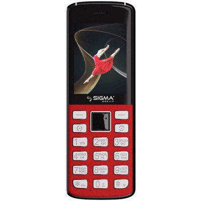 Мобiльний телефон Sigma mobile X-style 24 Onyx Dual Sim Red