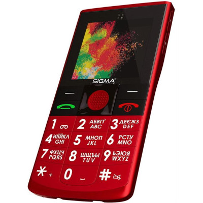 Мобільний телефон Sigma mobile Comfort 50 Solo Dual Sim Red