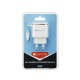 Мережевий зарядний пристрій Canyon (1USB, 2.1A) White/Silver (CNE-CHA043WS) + кабель Lightning