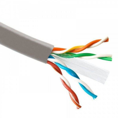 Кабель для зовнішньої прокладки Atcom (10888) Premium UTP, 4х2х0.51 мм, CAT6, 1Gb/s, мідь, 305м