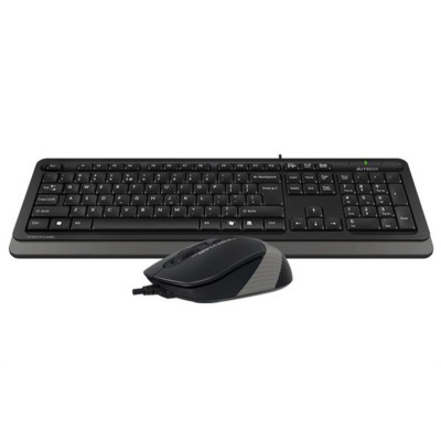 Комплект (клавіатура, миша) A4Tech F1010 Black/Grey