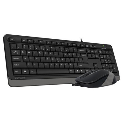 Комплект (клавіатура, миша) A4Tech F1010 Black/Grey