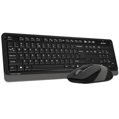 Комплект (клавіатура, миша) бездротовий A4Tech FG1010 Black/Grey