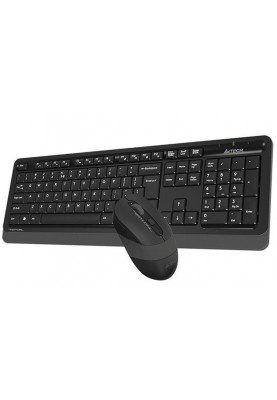 Комплект (клавіатура, миша) бездротовий A4Tech FG1010 Black/Grey USB