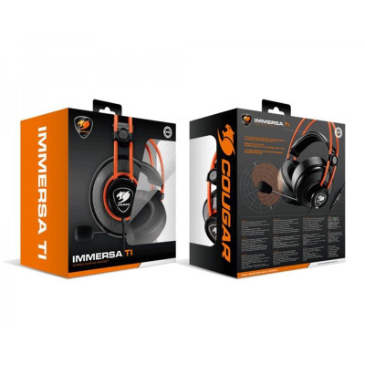 Гарнітура Cougar Immersa Ti Black/Orange
