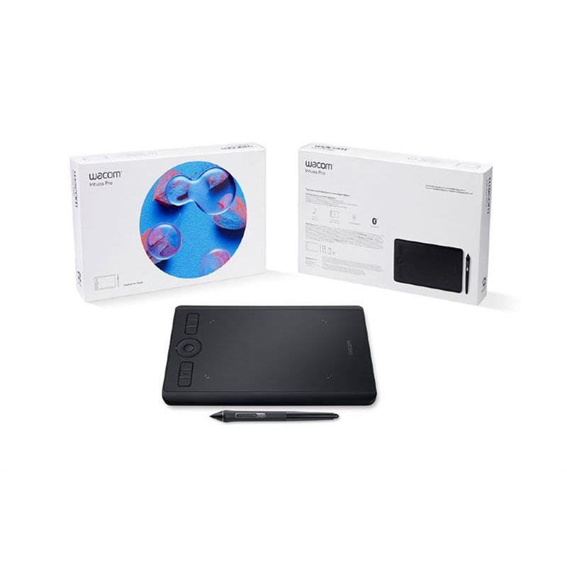 Планшет Wacom Intuos Pro S Black Bluetooth (PTH460K0B)