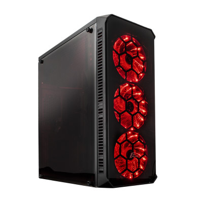 Корпус Frime Fusion Red led USB 3.0 без БЖ (Fusion-U3-315RLF-WP)