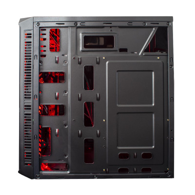 Корпус Frime Fusion Red led USB 3.0 без БЖ (Fusion-U3-315RLF-WP)