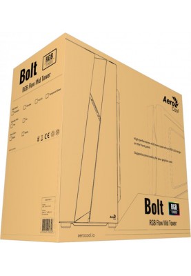 Корпус AeroCool Bolt RGB (Bolt-A-BK-v1) Black без БЖ
