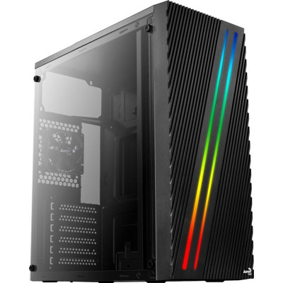 Корпус AeroCool Streak (Streak-A-BK-v1) Black без БЖ