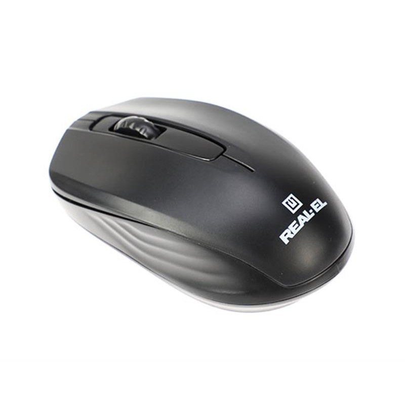 Комплект (клавіатура, миша) бездротовий REAL-EL Comfort 9010 Kit Black USB