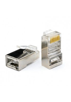 Конектор RJ45 Atcom (10698) екран 100 шт/уп