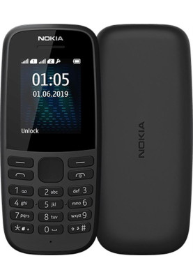 Мобільний телефон Nokia 105 2019 Single Sim Black