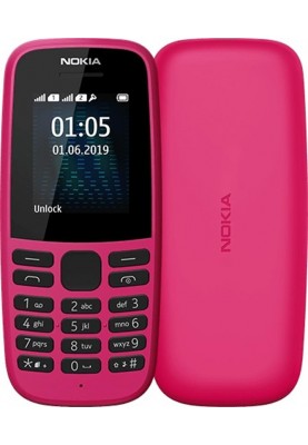 Мобільний телефон Nokia 105 2019 Single Sim Pink