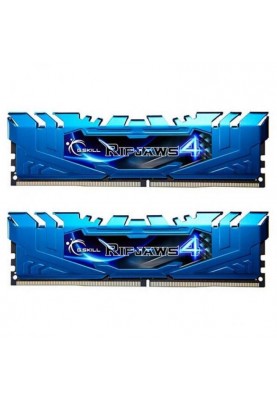 Модуль пам`ятi DDR4 2x8GB/3000 G.Skill Ripjaws 4 Blue (F4-3000C15D-16GRBB)