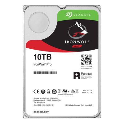 Накопичувач HDD SATA 10.0TB Seagate IronWolf Pro NAS 7200rpm 256MB (ST10000NE0008)