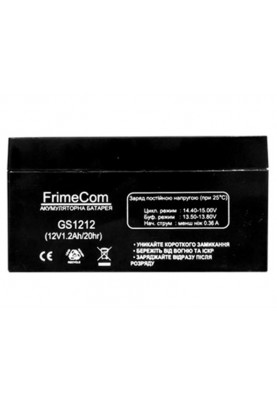 Акумуляторна батарея FrimeCom 12V 1.2AH (GS1212) AGM