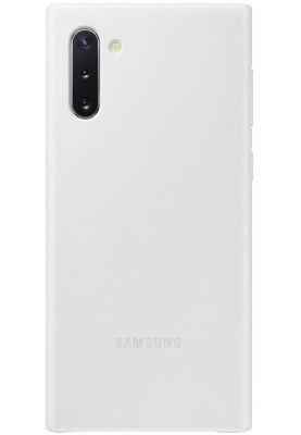 Чохол-накладка Samsung Leather Cover для Samsung Galaxy Note10 SM-N970 White (EF-VN970LWEGRU)