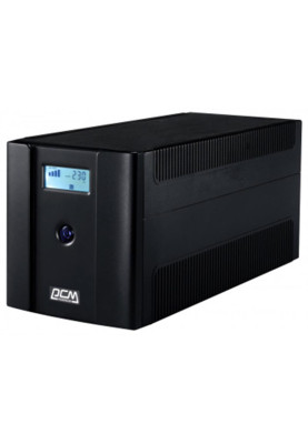 Джерело безперебійного живлення Powercom RPT-2000AP, Lin.int., AVR, 4 x евро, USB, LCD, пластик (00210226)