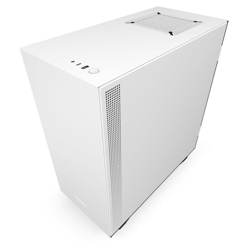 Корпус NZXT H510 Matte White-Black (CA-H510B-W1) без БП