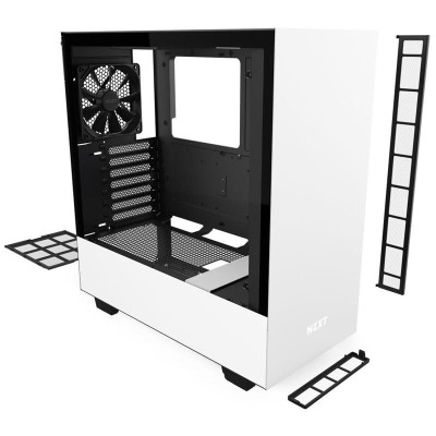 Корпус NZXT H510 Matte White-Black (CA-H510B-W1) без БЖ