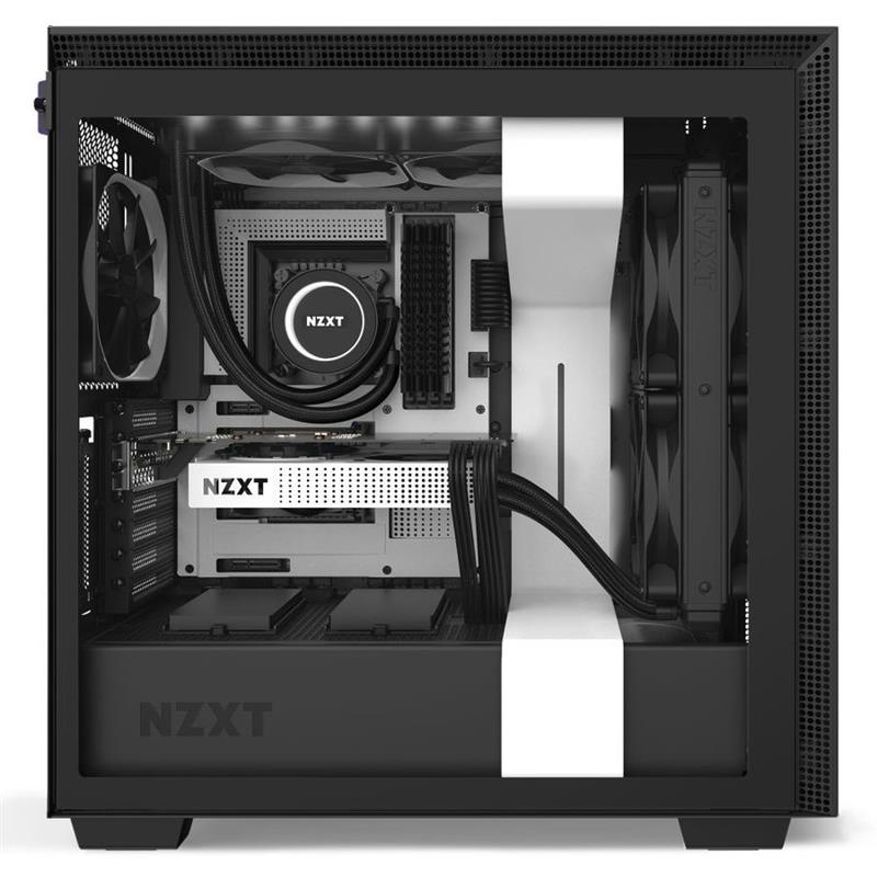 Корпус NZXT H710i Matte White-Black (CA-H710i-W1) без БП