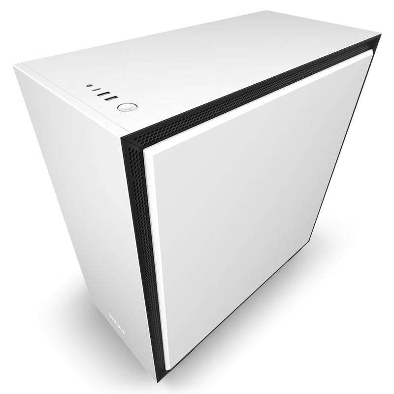 Корпус NZXT H710i Matte White-Black (CA-H710i-W1) без БП